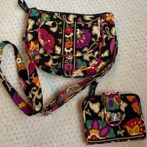 Vintage Vera Bradley NEW Purse and Wallet Set